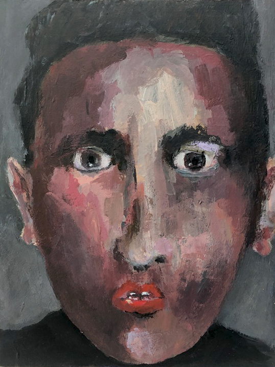 Your Guess Is as Good as Mine (Solitude III), 2021 - acrylic on wood 18*24 cm